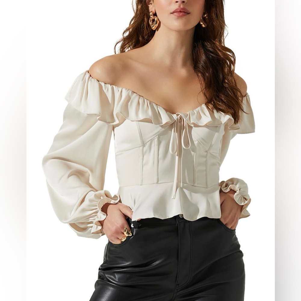 ASTR the Label Malia Corset Top Size L